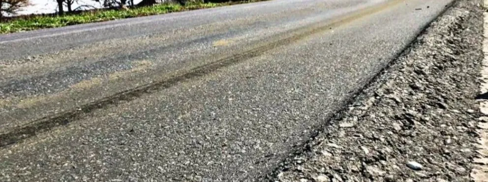 El hecho de tránsito sucedió a unos 30 kilómetros de la localidad de Valle Medio (foto gentileza).