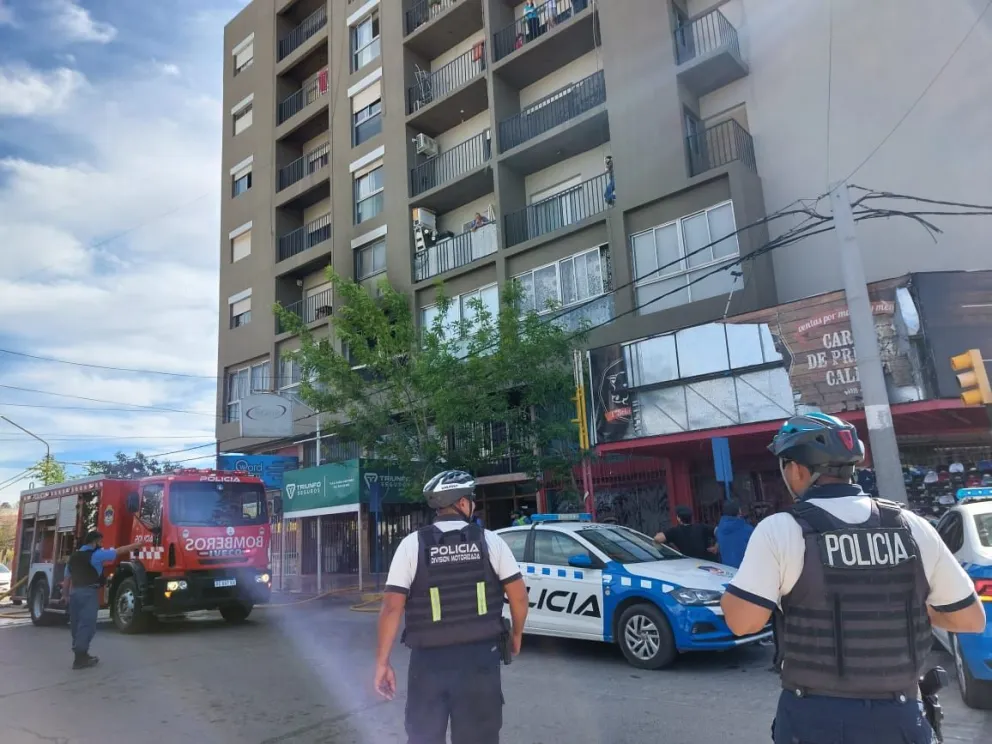 Incendio: Una mamá y su bebe se habrían visto afectados