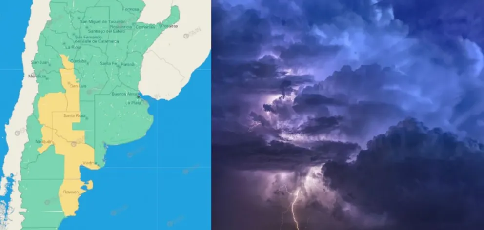 A cuidarse: Hay alerta meteorológica por lluvias y tormentas eléctricas 