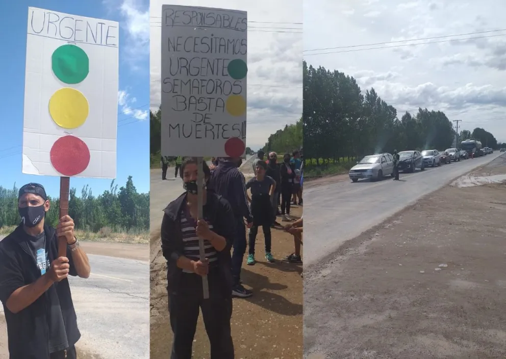 Ruta 22 y Felix Heredia: "Estamos hartos, necesitamos semáforos urgente"