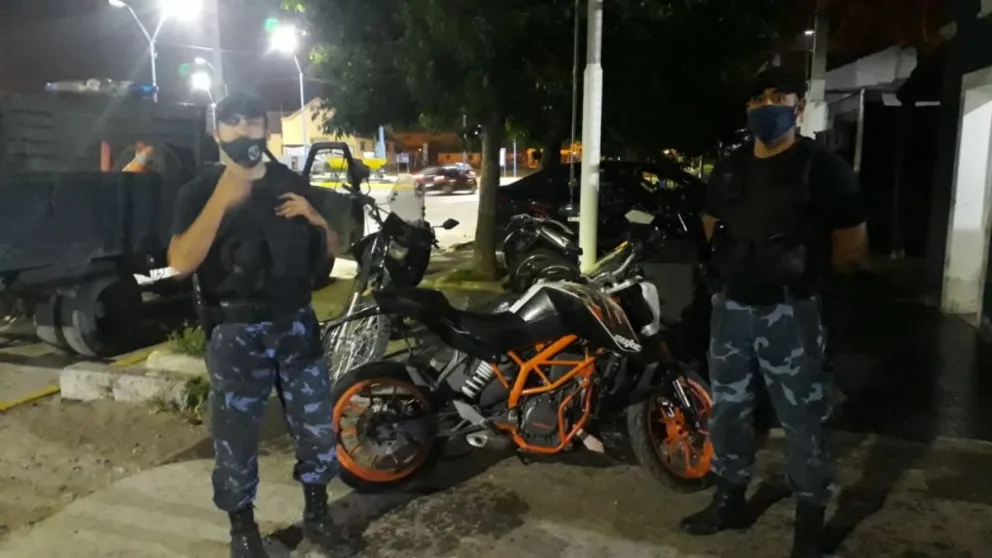 La Policía recuperó una moto que tenía pedido de secuestro 