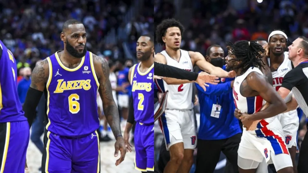 Video: Un golpe de Lebron James a un rival provocó un escándalo 