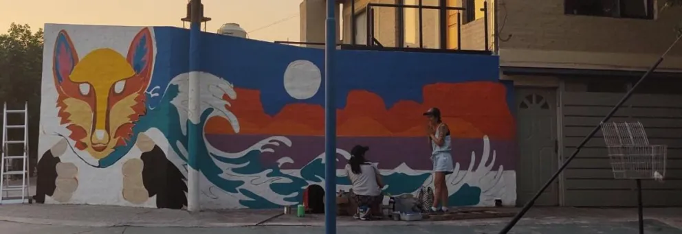 Arte, arte, arte: Mirá los murales que se están realizando en distintos puntos de la ciudad 