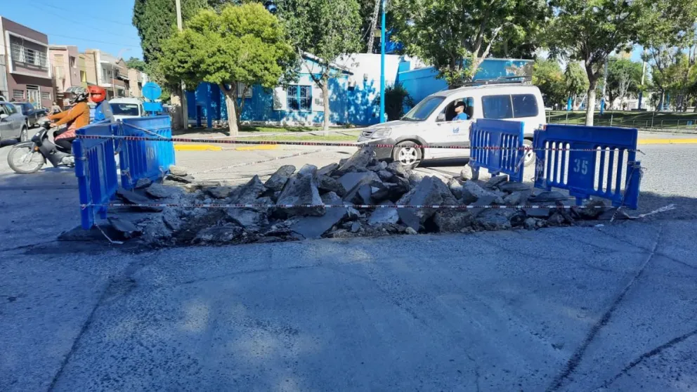 Precaución al circular, varios calles de la ciudad con obras de reparación que complican el tránsito