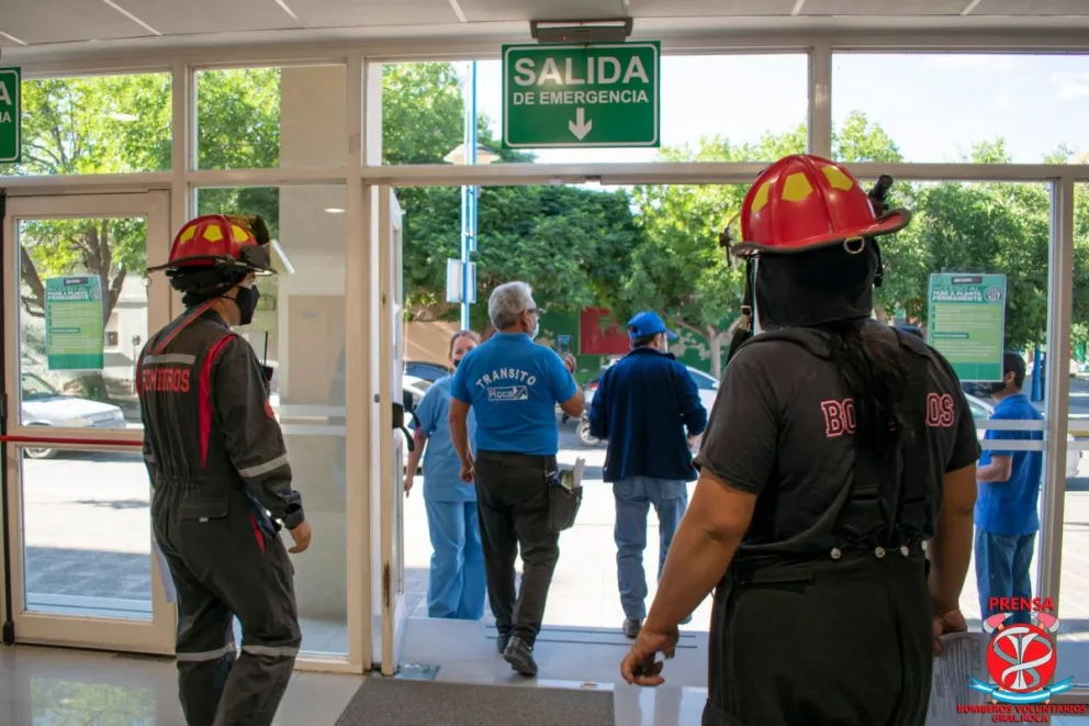 Evacuaron el edificio del Concejo Deliberante por un simulacro 