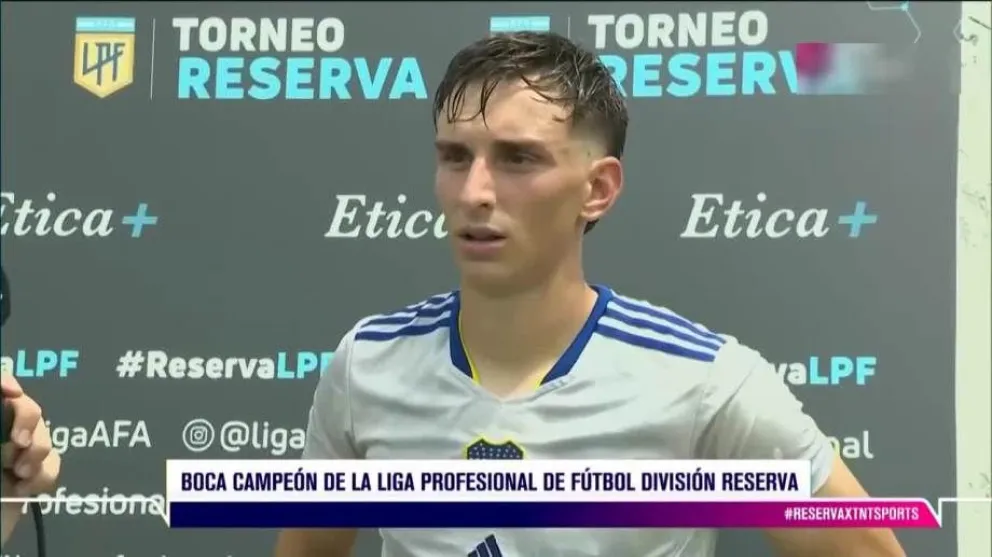VIDEO: Es del Alto Valle y con sus dos goles Boca gritó campeón en la Reserva del fútbol argentino