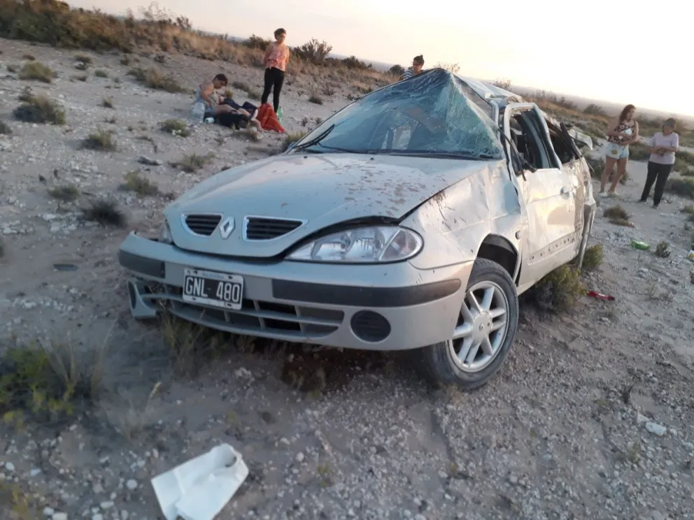 Fatal accidente: Se les reventó un neumático en la ruta