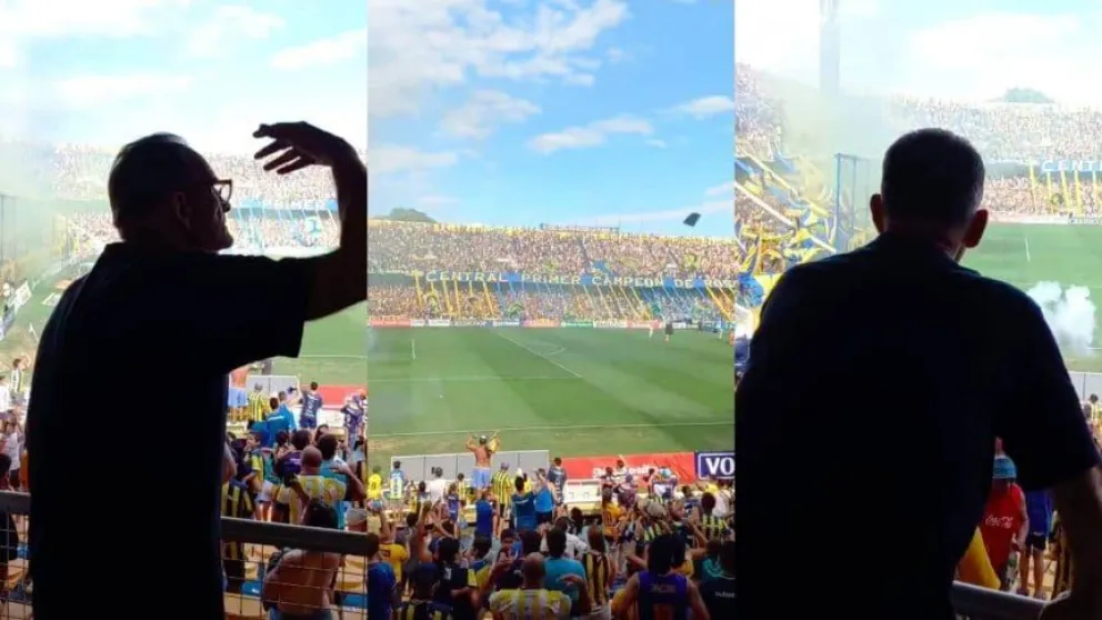 Emotivo video de un hincha de Central con Parkinson en la cancha