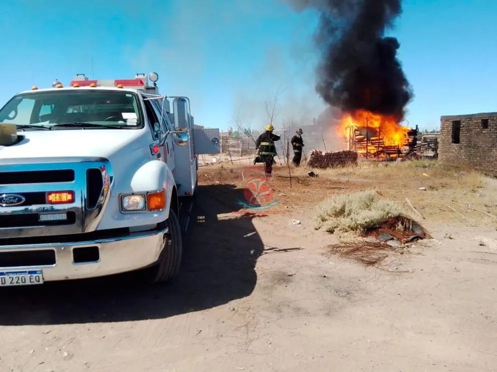 Un adulto mayor atacó a bomberos y rompió de un piedrazo el parabrisas de la autobomba  