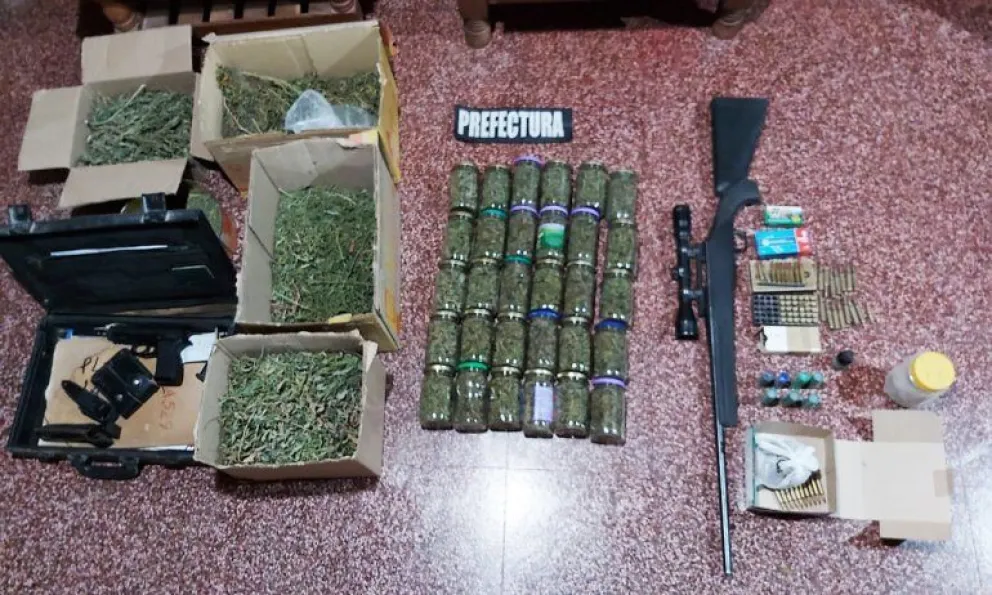 Secuestraron más de 5 millones de pesos en drogas durante los allanamientos