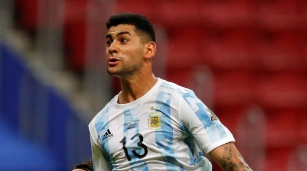 Loco por la Selección: mirá el tatuaje que se hizo Cuti Romero de la Copa América