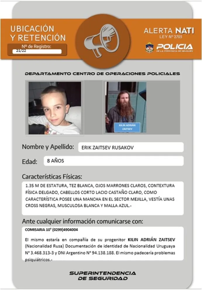 Tres días sin novedades: Sigue la búsqueda de Erik Zaitsev Rusakov, el niño de 8 años
