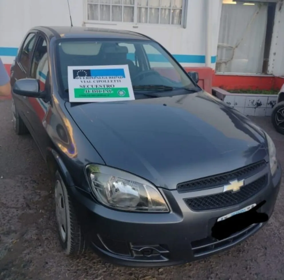 La pararon para un control y le secuestraron el auto porque éste fue utilizado para cometer un delito