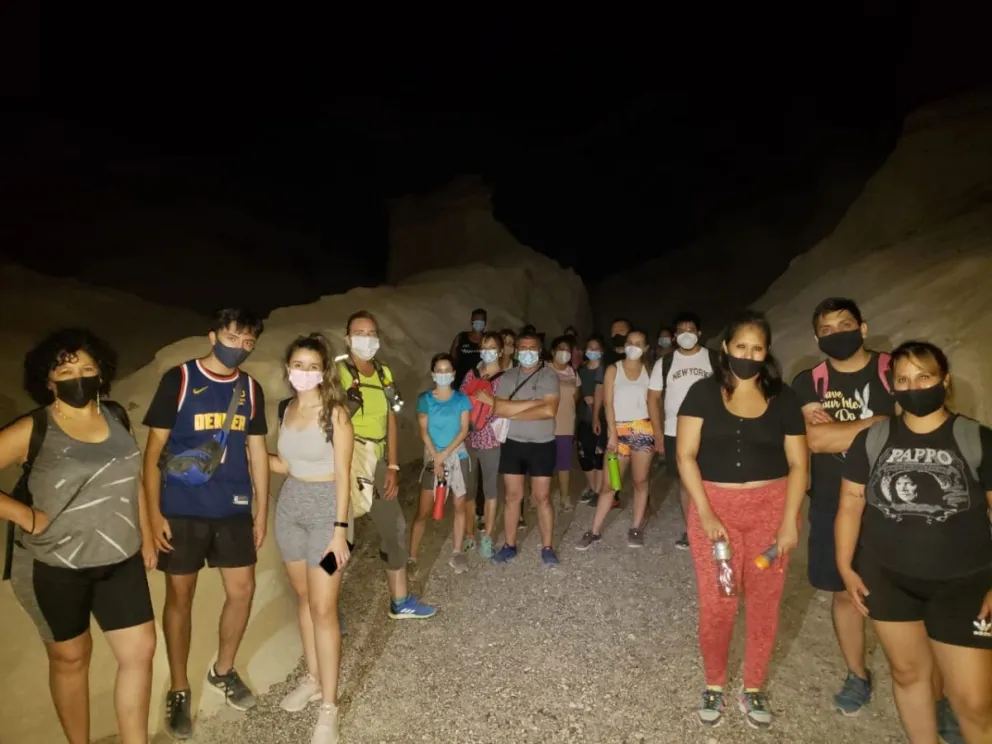¡Todo un éxito! Roquenses disfrutaron del primer Trekking de Luna Llena del año