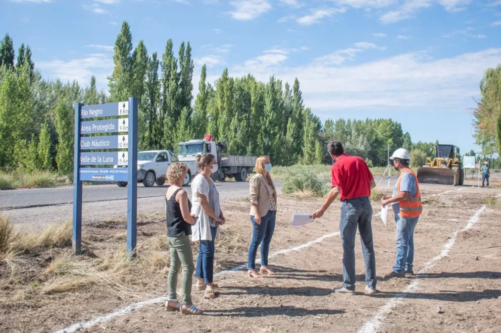 Inició la obra de construcción de la Ciclovía en la Ruta Provincial N°6