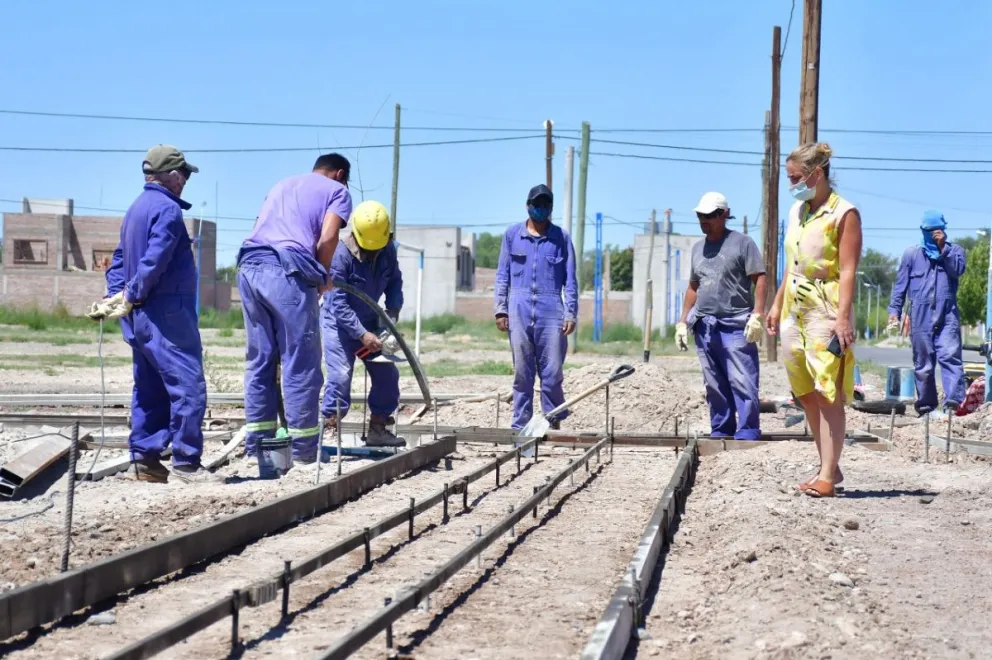 Veredas accesibles: de qué se trata la obra que se está realizando en el barrio 260 Viviendas 