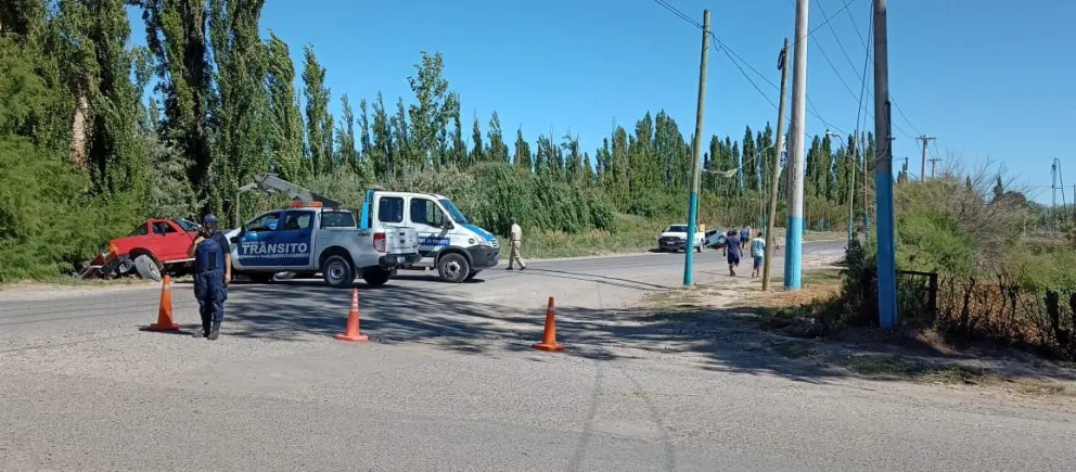 Un mediodía accidentado en la zona de J.J.Gómez