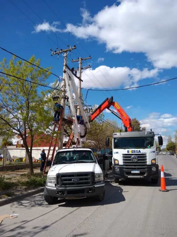 Sin luz en el centro por una falla provocada "por las altas temperaturas"