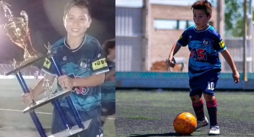 Junior, el nene roquense de 9 años, ya llegó a Buenos Aires y se probará en River 