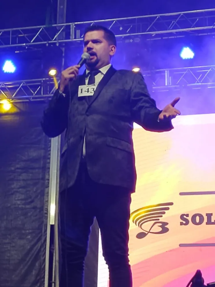 Un roquense ganó como solista vocal en el Pre-Baradero y podrás verlo en la Tv Pública