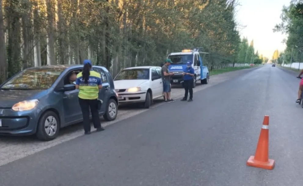 Siguen los controles de tránsito: 25 actas de infracción durante el fin de semana