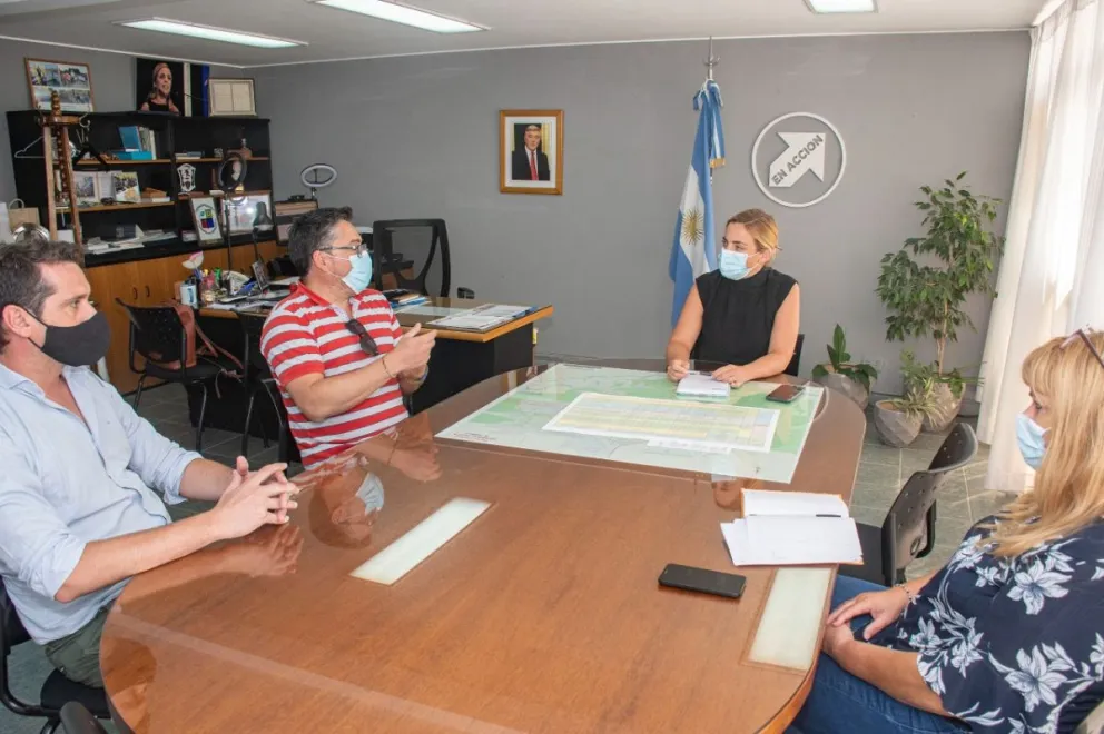 Vialidad Nacional recorrió la ciudad antes de realizar  la obra de Redes Conexas