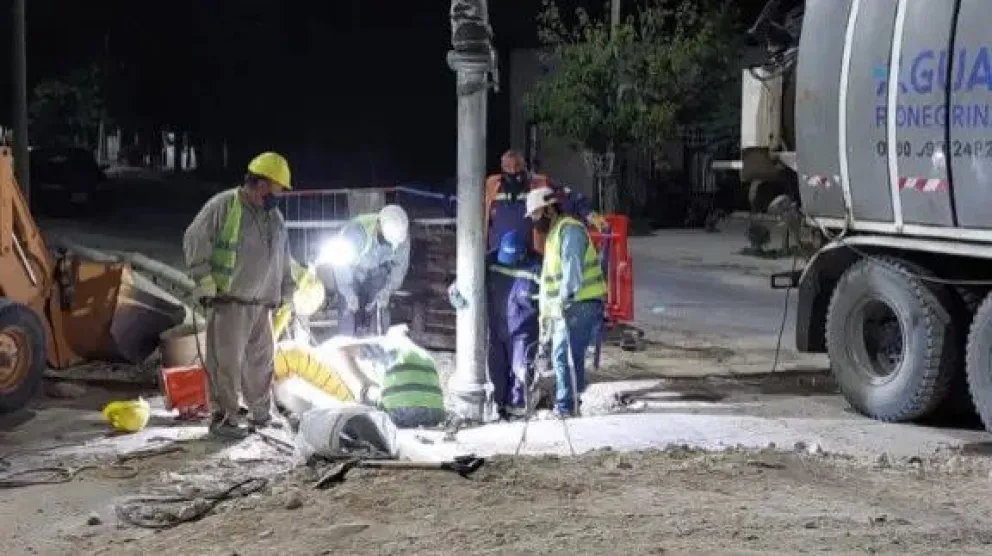 Se desarrolla a buen ritmo el reemplazo del colector cloacal de calle Don Bosco