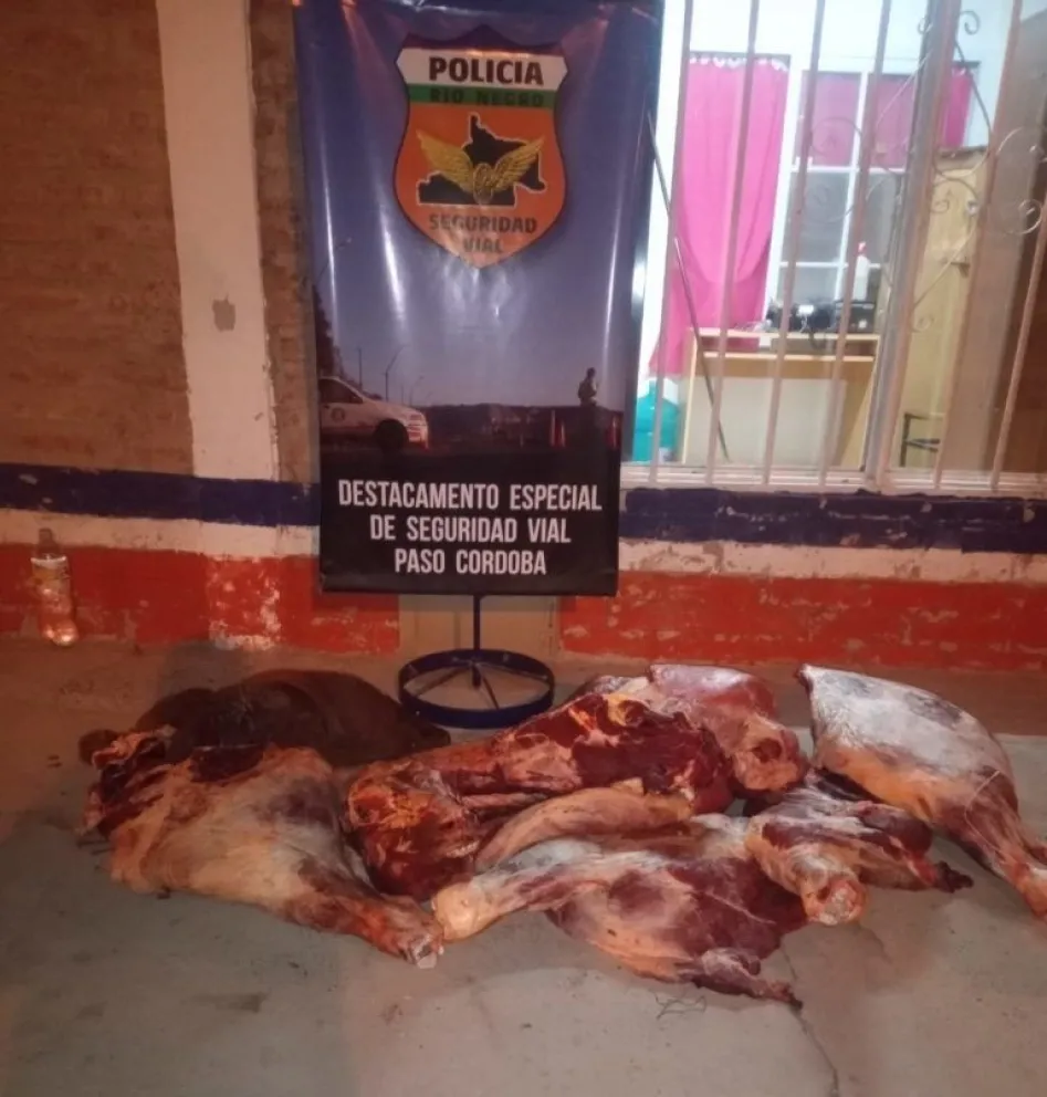 Se suspende el asado: llevaban más de 100 kilos de carne y se las secuestraron