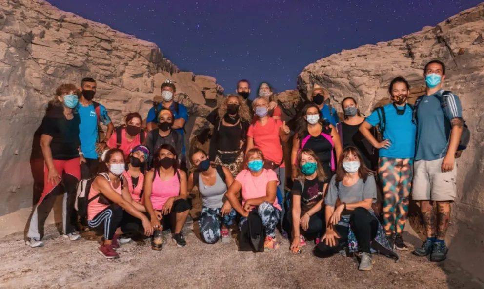 Con gran convocatoria, se despidieron los Trekking bajo la luna