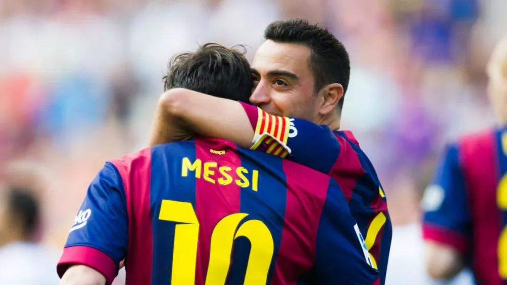 Xavi eligió entre Messi y Maradona al mejor futbolista de la historia