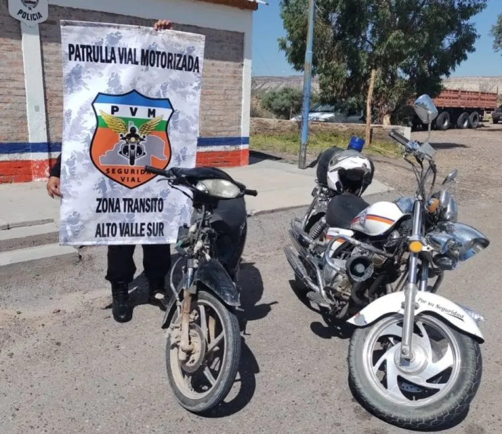 Sacaron de circulación dos autos y una moto con pedido de secuestro