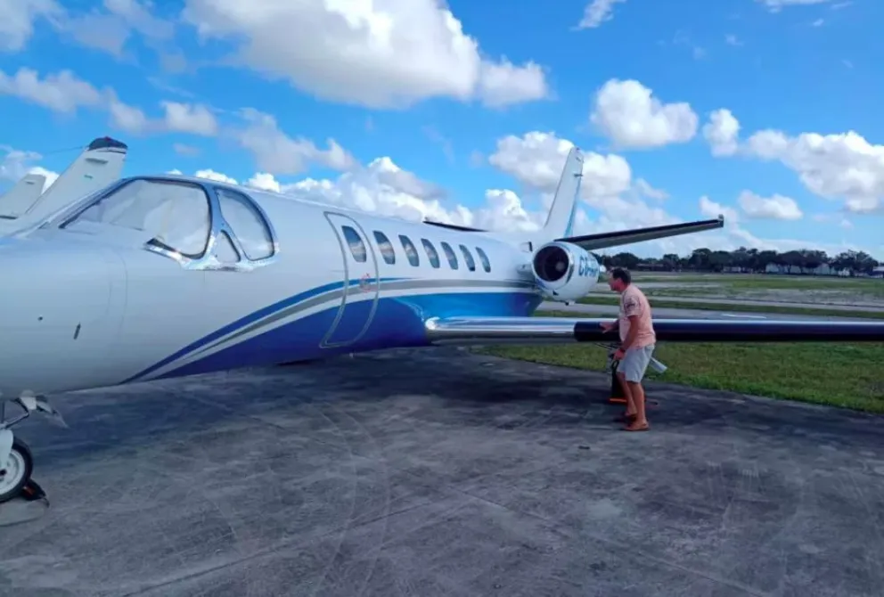 El avión sanitario que adquirió la provincia de Río Negro