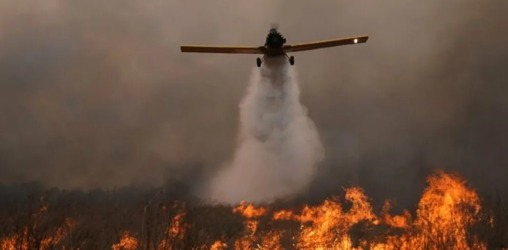 Cinco focos de incendios están activos en Corrientes