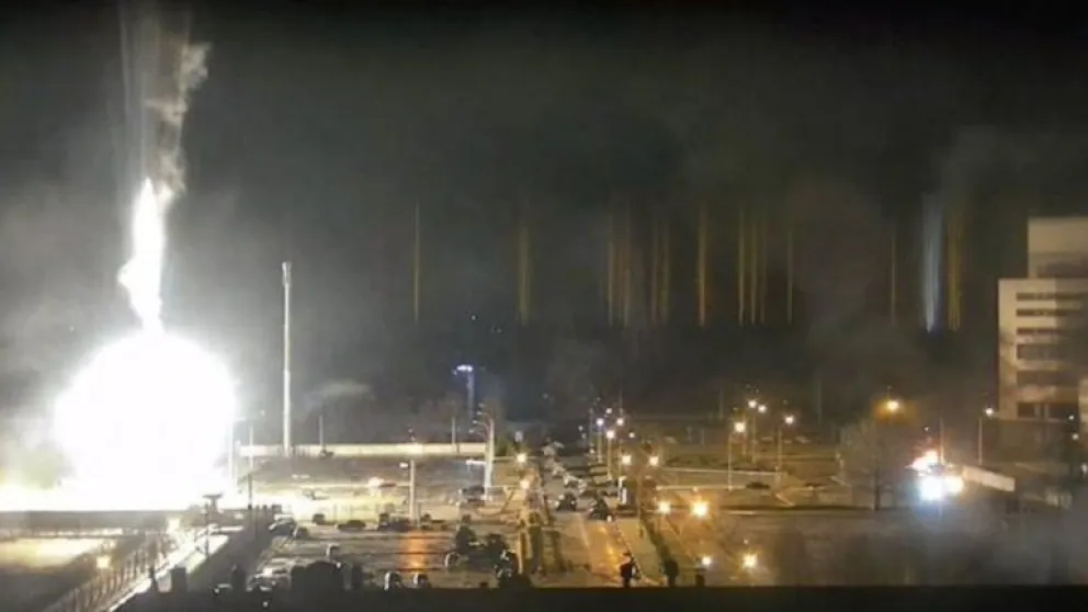 Rusia bombardeó la planta nuclear más grande de Europa