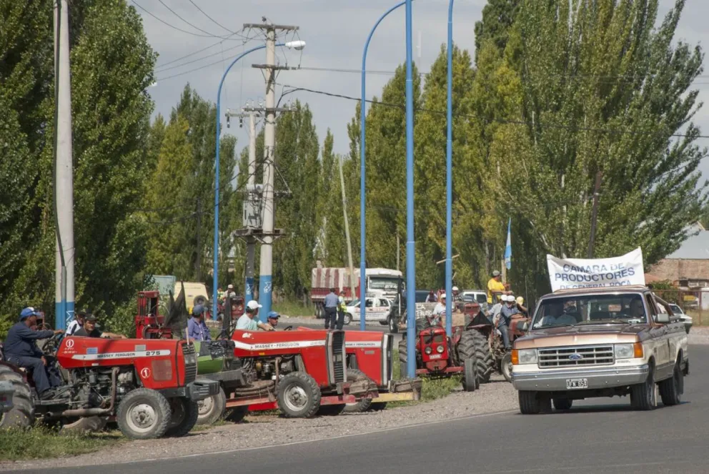 El lunes vuelven las protestas de los productores