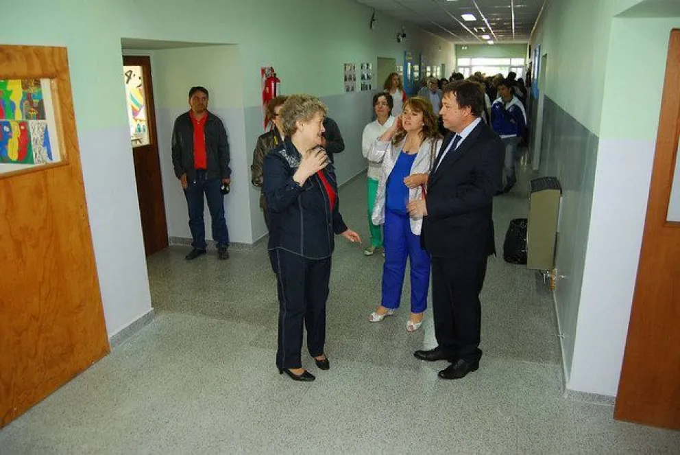 Inauguraron obras del colegio Niño Jesús