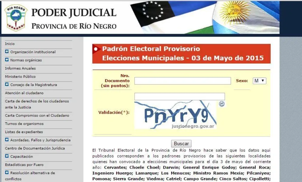 Dónde consultar el padrón electoral