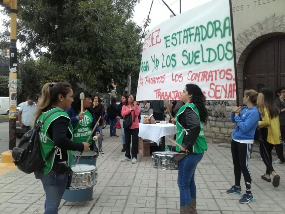 Protesta de ATE: No hay atención en la Senaf y Desarrollo Humano