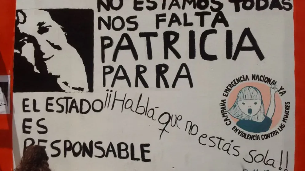 A un mes del femicidio de Patricia Parra: pintan un mural para recordarla