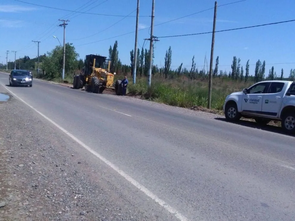 Se completó la repavimentación entre General Roca y Allen de la Ruta chica