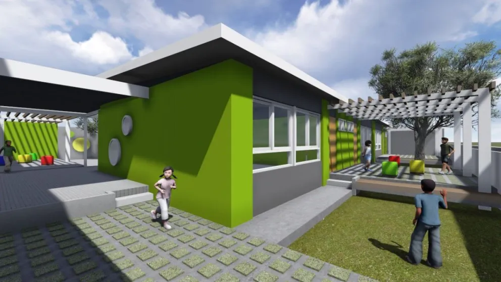 Firmaron el inicio de obra para los jardines 112 y 102