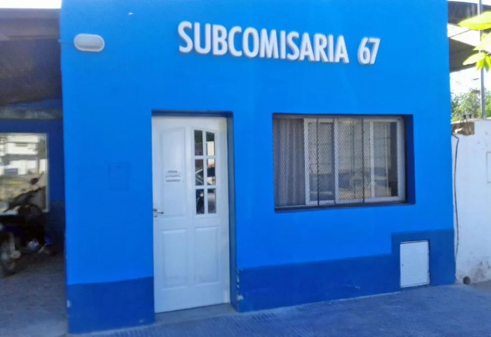 El procedimiento quedó a cargo de la Subcomisaría 67° de Stefenelli, que intervino tras el aviso por las cámaras de seguridad. Foto: archivo