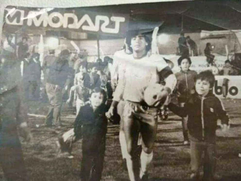 El día que Maradona jugó en el Maiolino