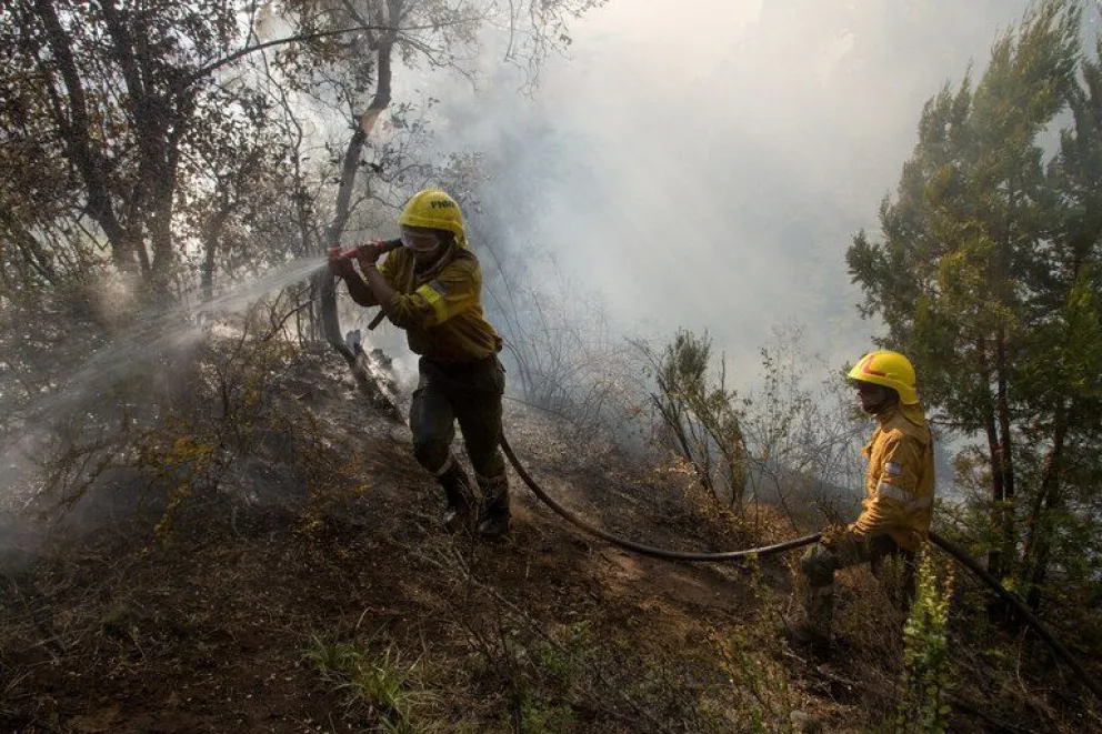 Alivio: se logró controlar el incendio en cercanías de El Bolsón