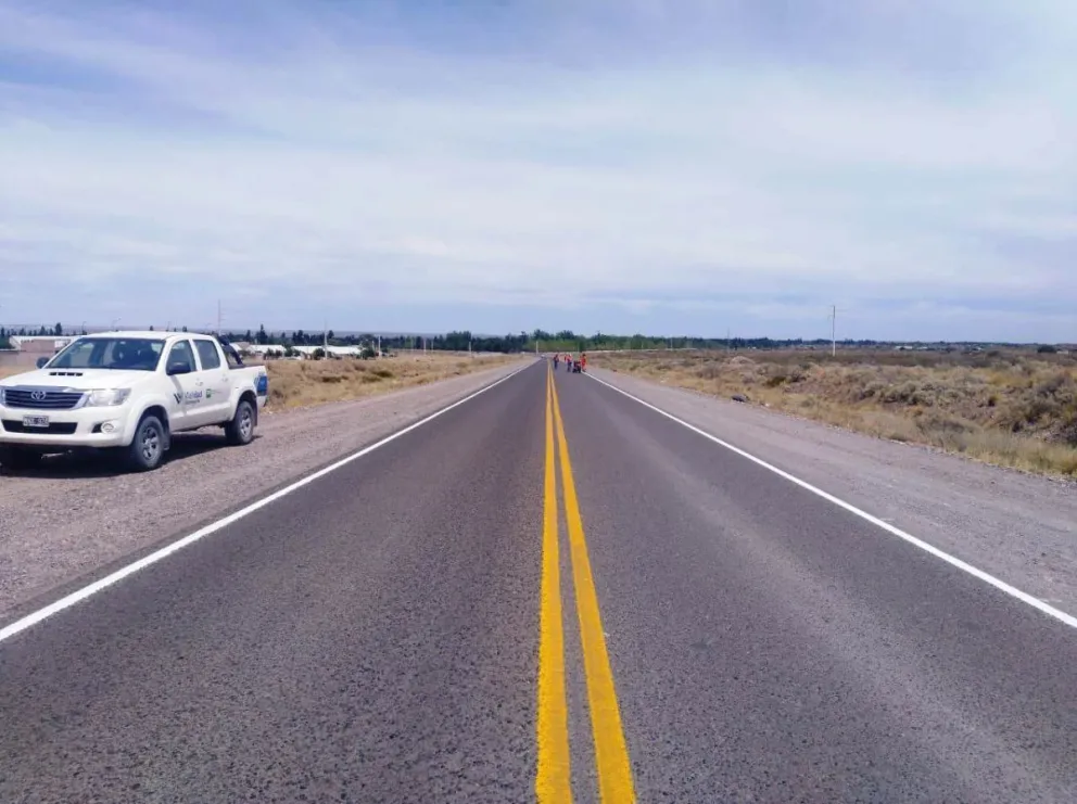 Vialidad Provincial realiza tareas preliminares en el nuevo derivador de la Ruta 6